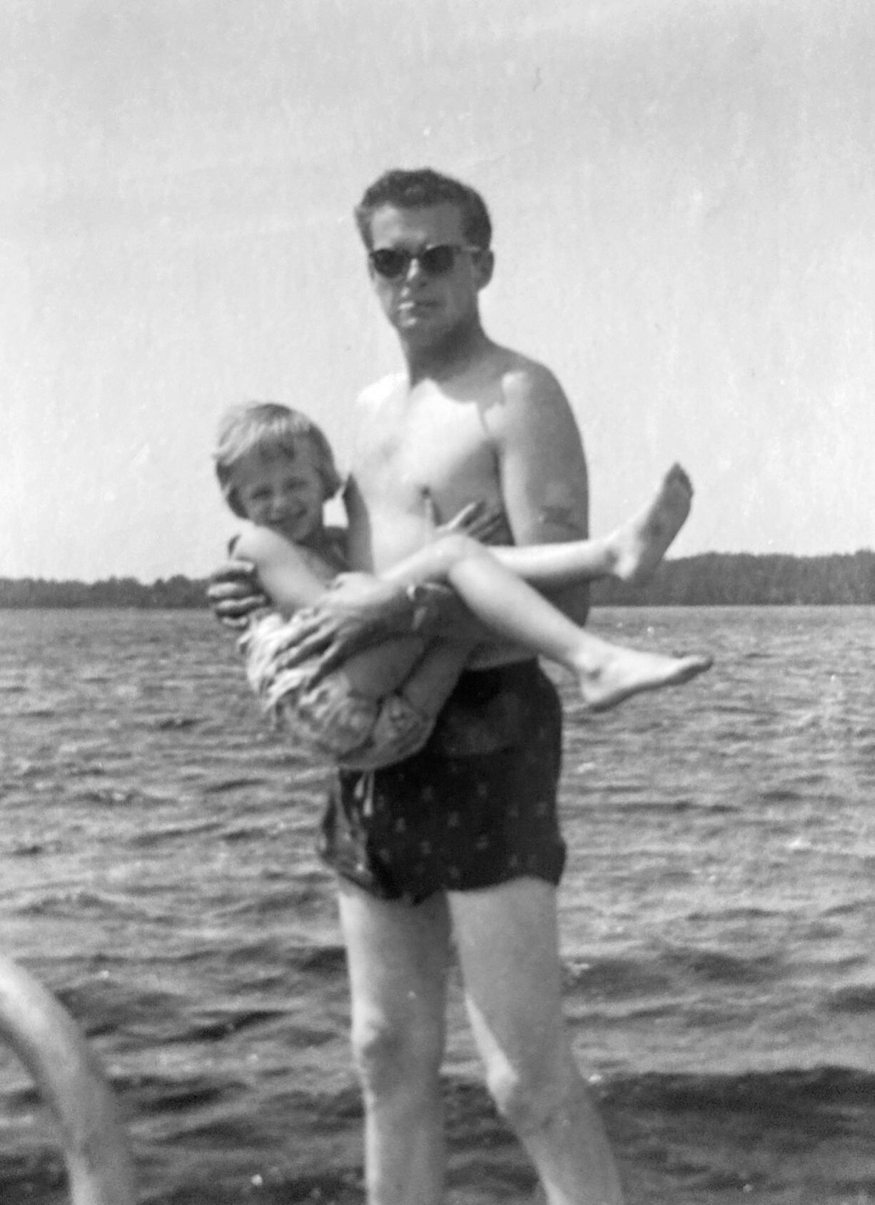 Sue Leamy Kies with dad